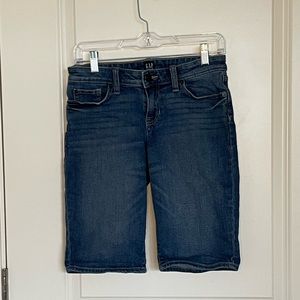 Gap Medium Wash Denim Shorts